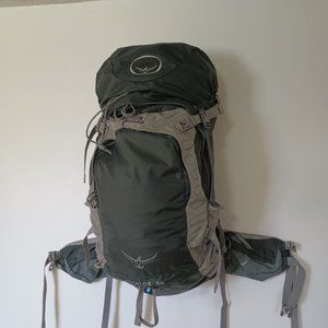 Gray Osprey Hiking Backpack 36L